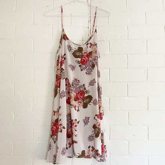 BRANDY MELVILLE Floral Mini Dress Small S - Picture 2 of 9